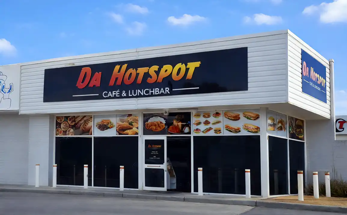Da Hotspot Cafe & Lunchbar storefront in Wangara